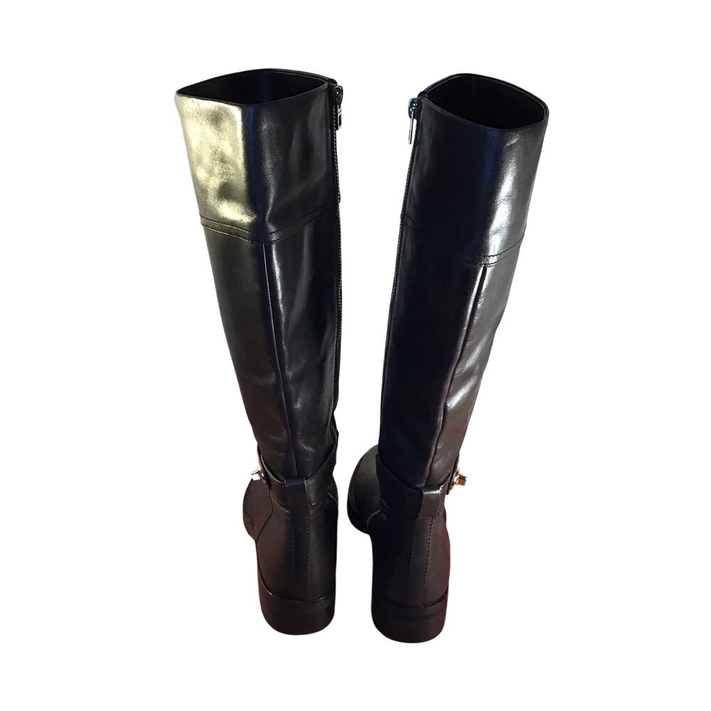 Coach Eva Dark Brown Leather Riding Boots Women’s SZ 7B - Picture 5 of 7